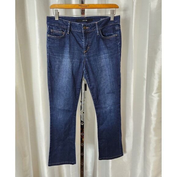 Joes Jeans Visionaire Skinny Boot Cut Womens Size 27 Mid Rise Dark Wash Denim - Picture 1 of 12